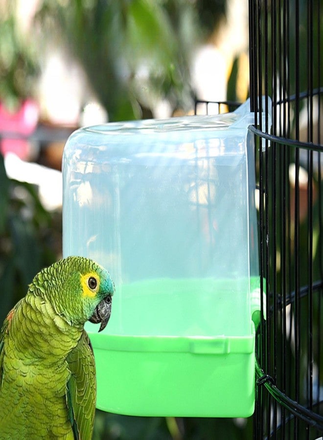 VAYINATO® Plastic Birds Bath Tub (Random Colour) Hanging Bath Tub Birds Cage Acessories Suitable for All Small Birds | Made of Plastic | Non Breakable by Petzlifeworld - Image 1